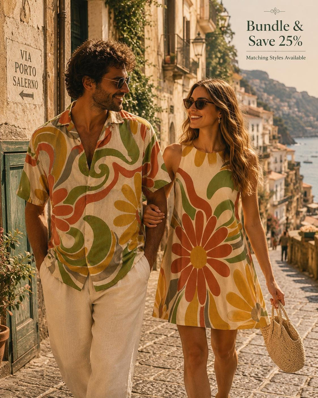 Retro Floral A-Line Dress | Sleeveless Summer Pocket Dress