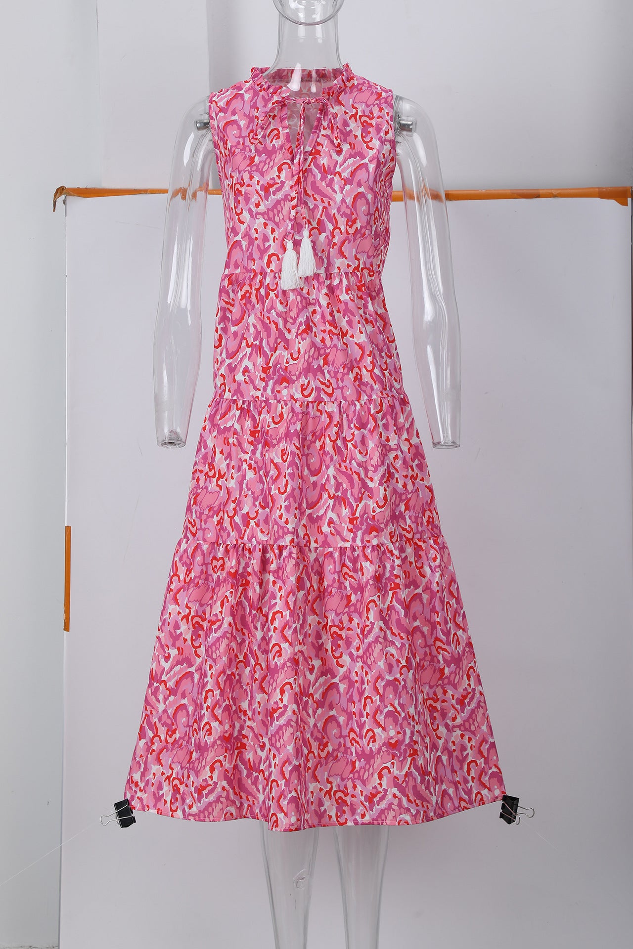 Sleeveless Floral Maxi Dress