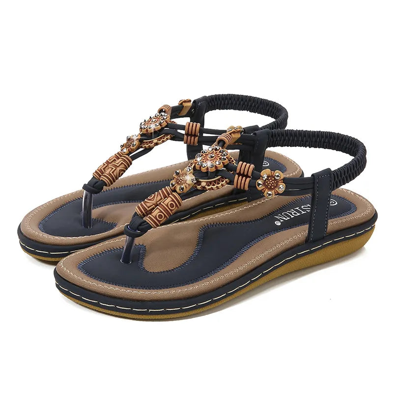 Women's minimalist toe-post summer sandals