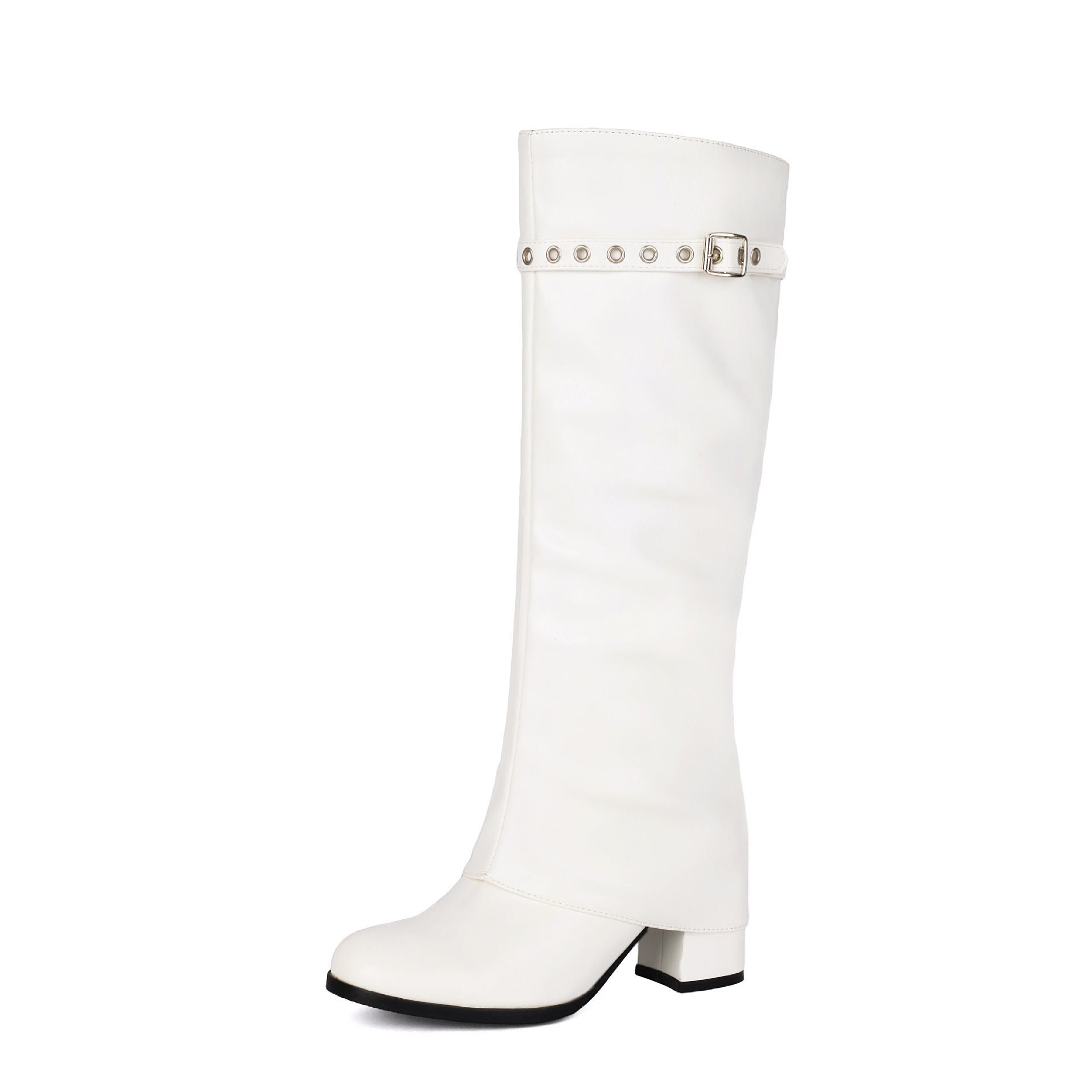 Chunky platform heel boots product detail