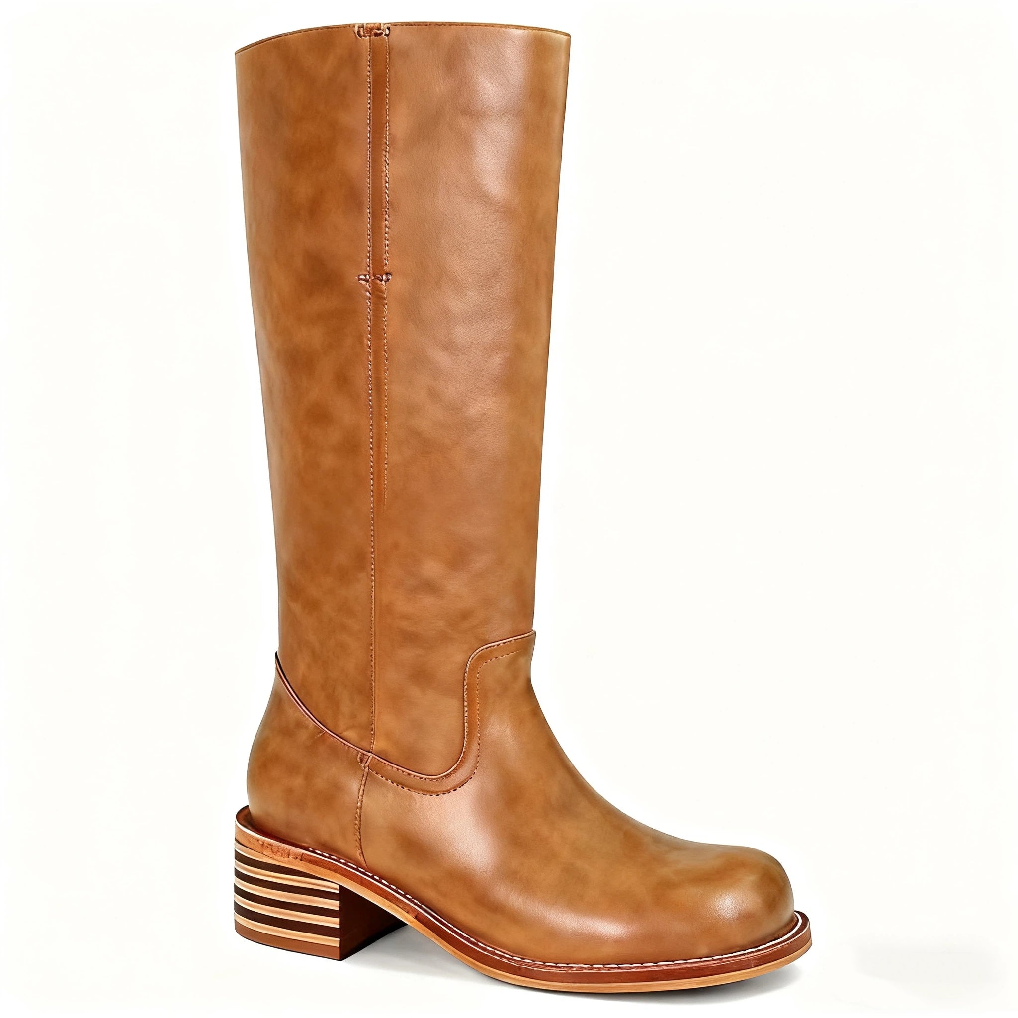 Western tall boots for dresses and denim