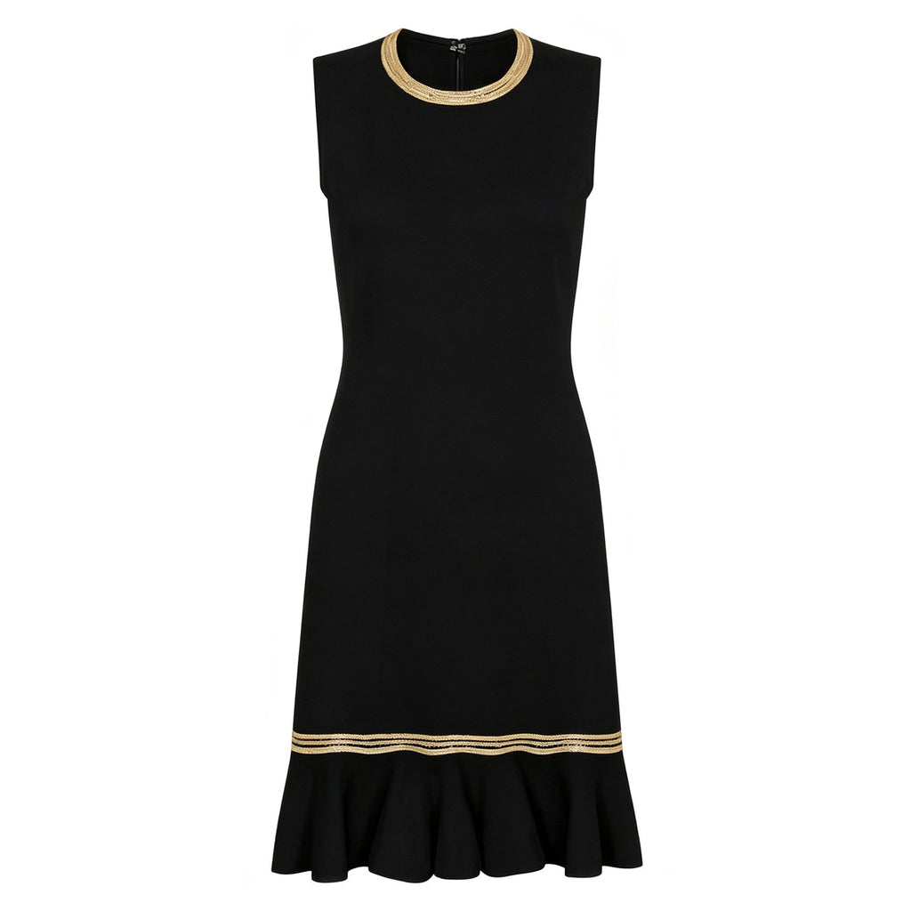 Sleeveless Knitted Cotton Slim-Fit Dress