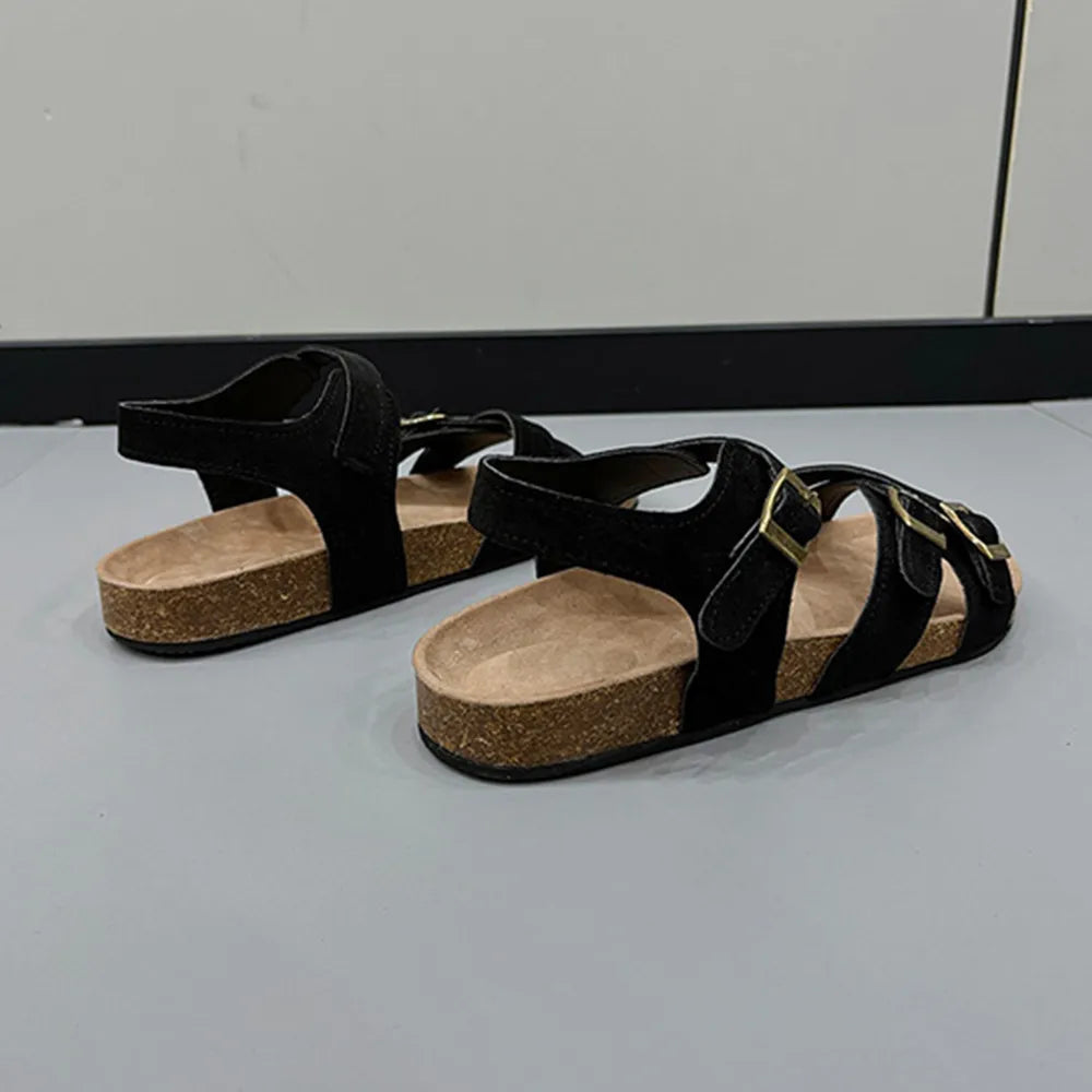 Women's minimalist open-toe sandals