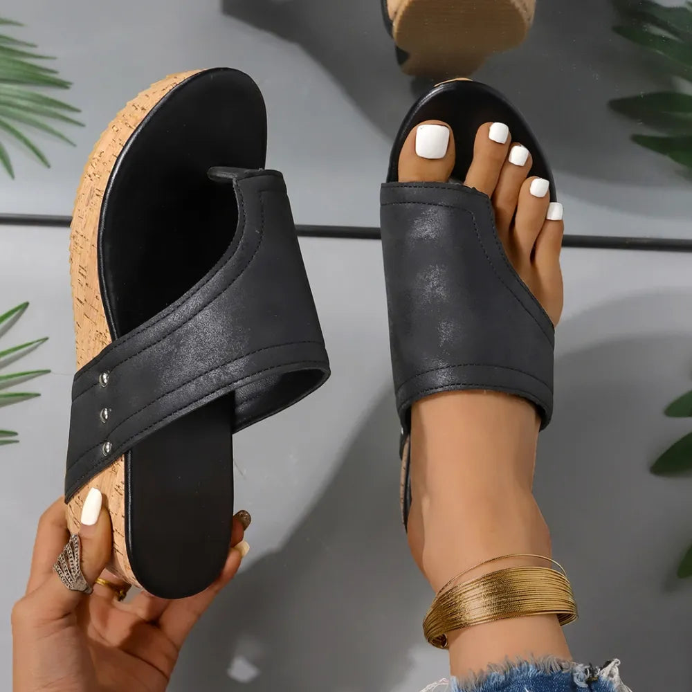 Women's PU platform sandals product detail