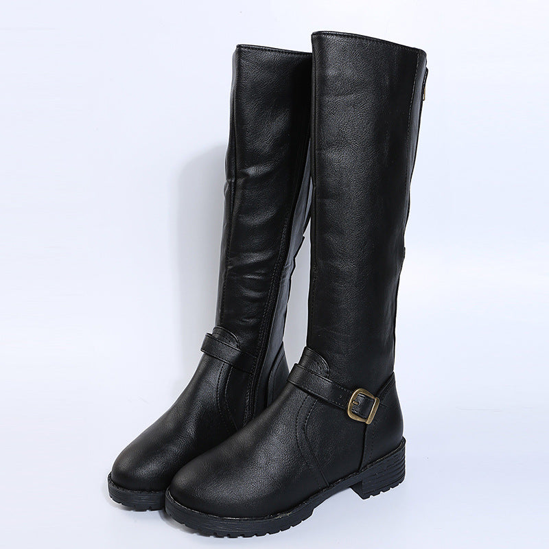 Warm-lined knee-high boots product detail