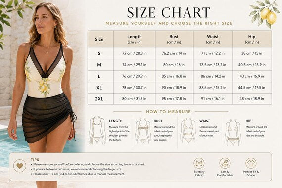Abstract wave one-piece swimsuit with shaping mesh skirt – image 4