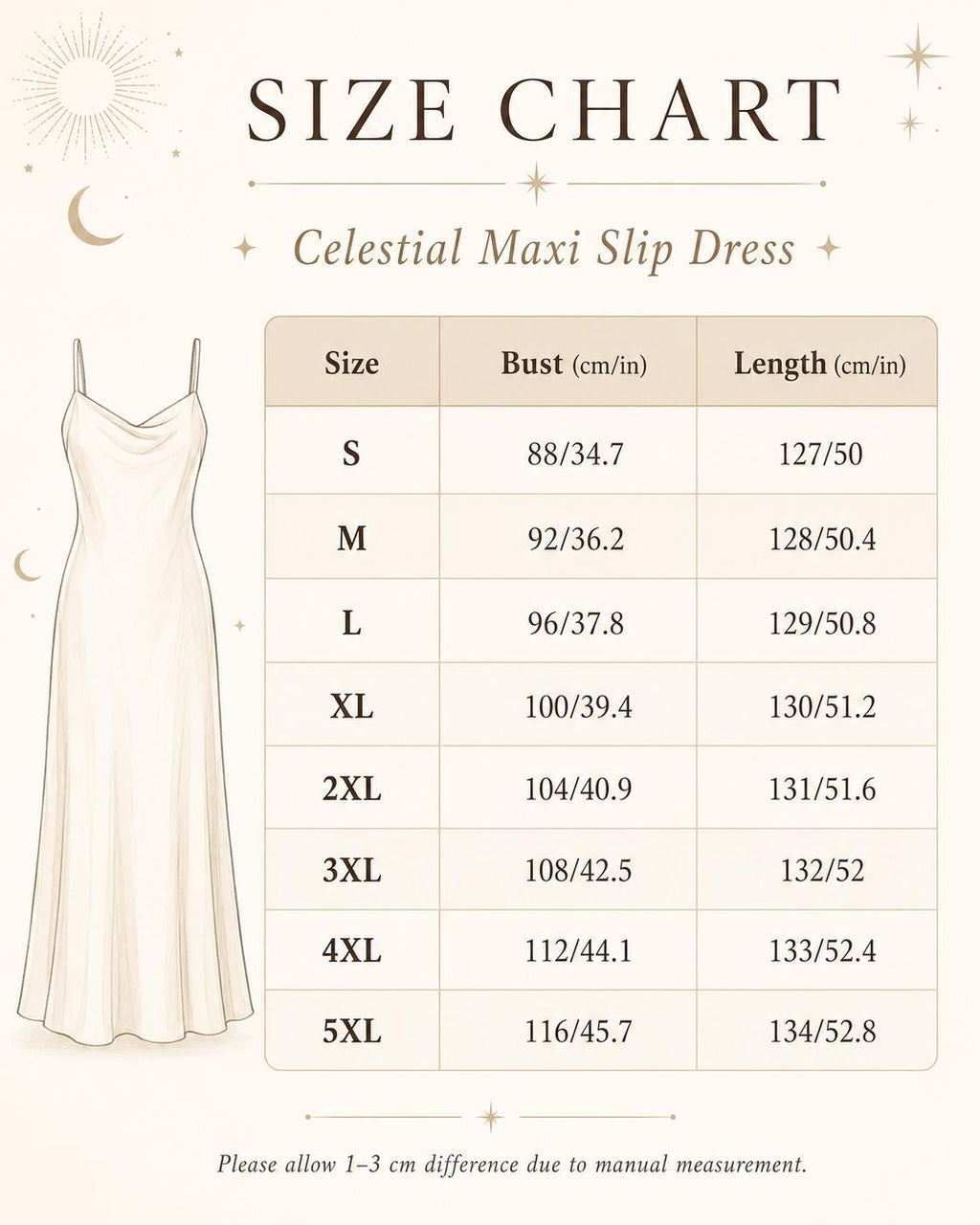 Celestial Tarot Maxi Dress, Moon Star Boho Sundress, Whimsigoth Vacation Outfit - image 8