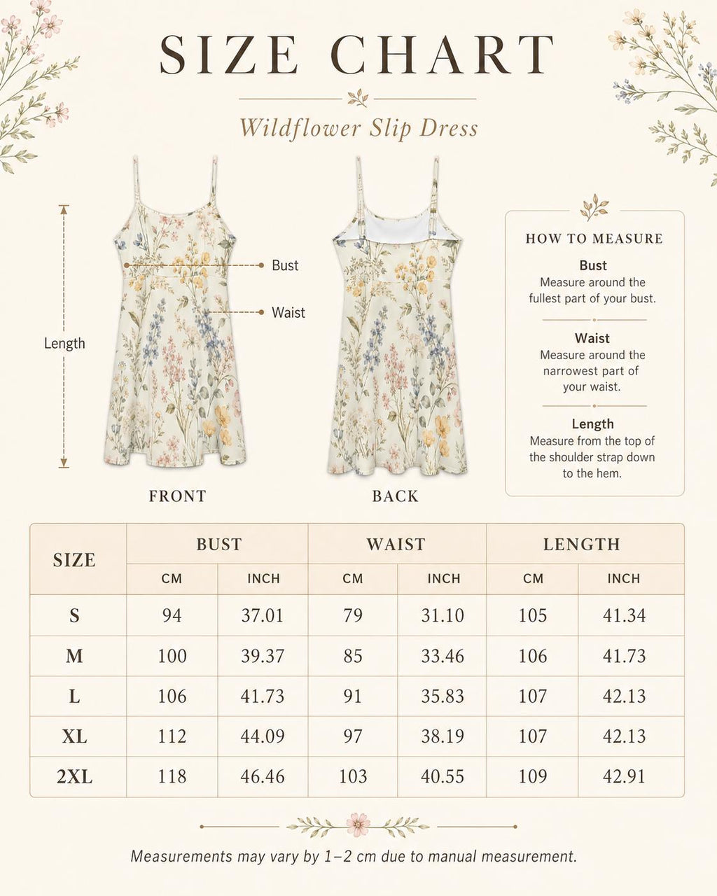 Watercolor Wildflower Dress, Spaghetti Strap Garden Sundress, Romantic A-Line Wedding Guest Outfit - image 9